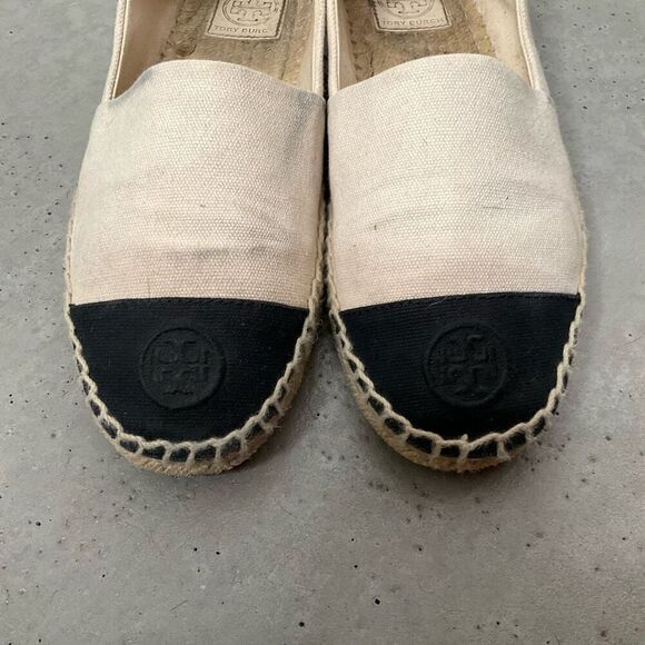 Tory Burch Color-Block Espadrille Flats - Picture 3 of 9